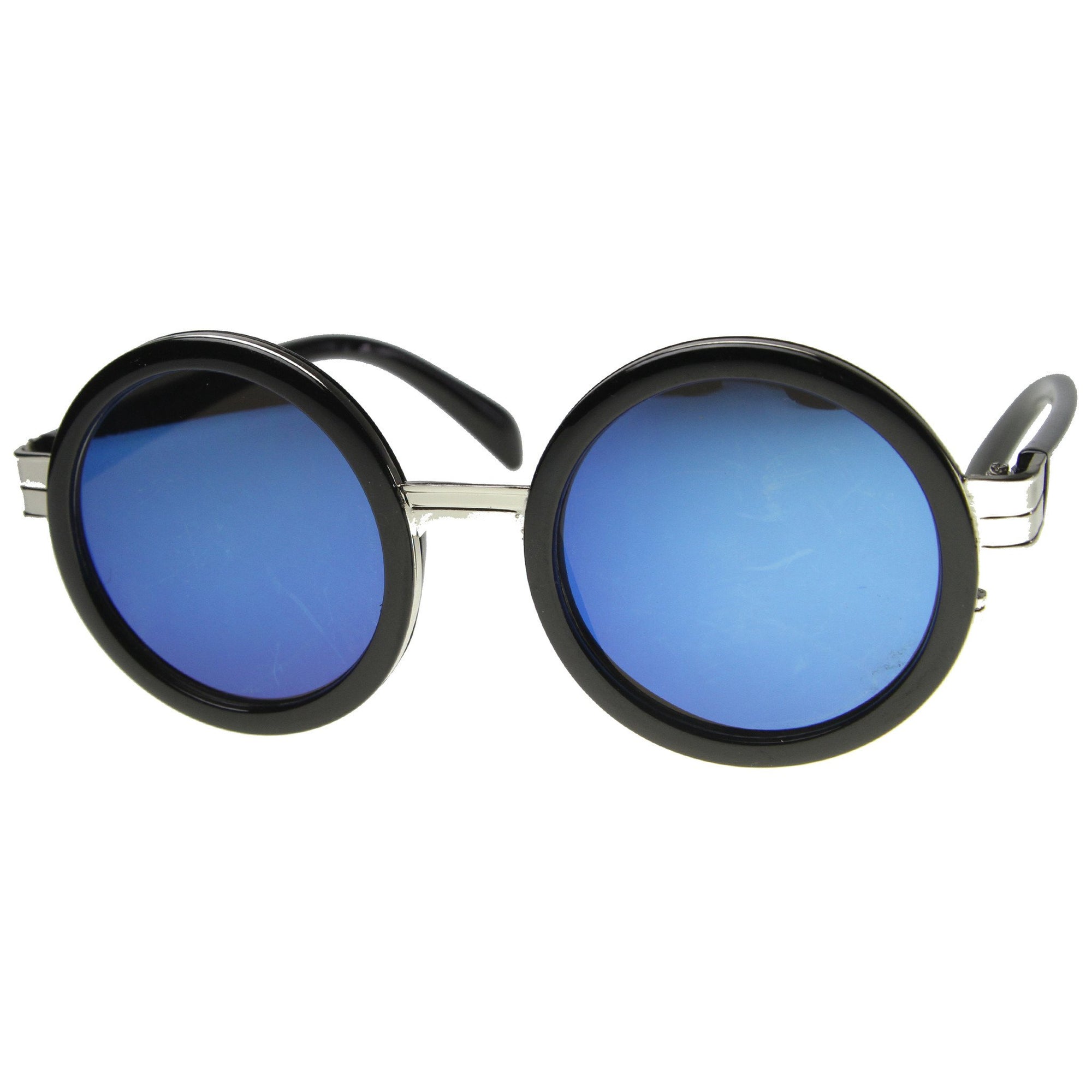Brine Matte Black Blue Mirror Polarized Glass